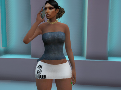 Stylish Denim Tube Top 1.0