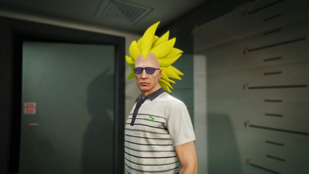 Vegeta Daima SSJ 3 Hair for MP Freemode Male 1.0