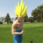 Vegeta Daima SSJ 3 Hair for MP Freemode Male 1.03