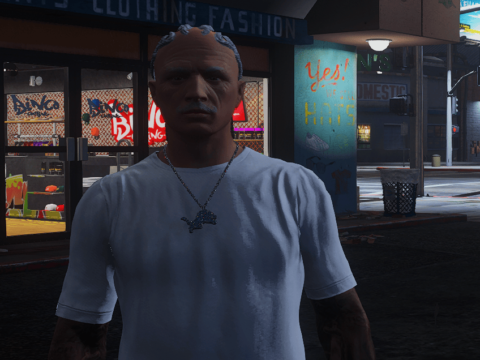 Big Meech Lions Chain For MP MALE 1.02