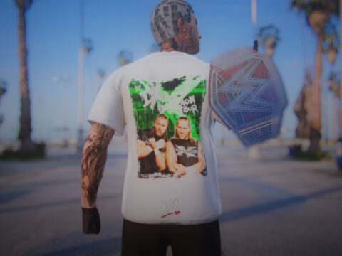 Custom WWE Male Graphic Tees 1.0