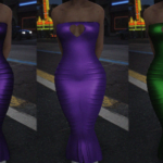 Valentine's Day Long Dress for MP Female V1.0