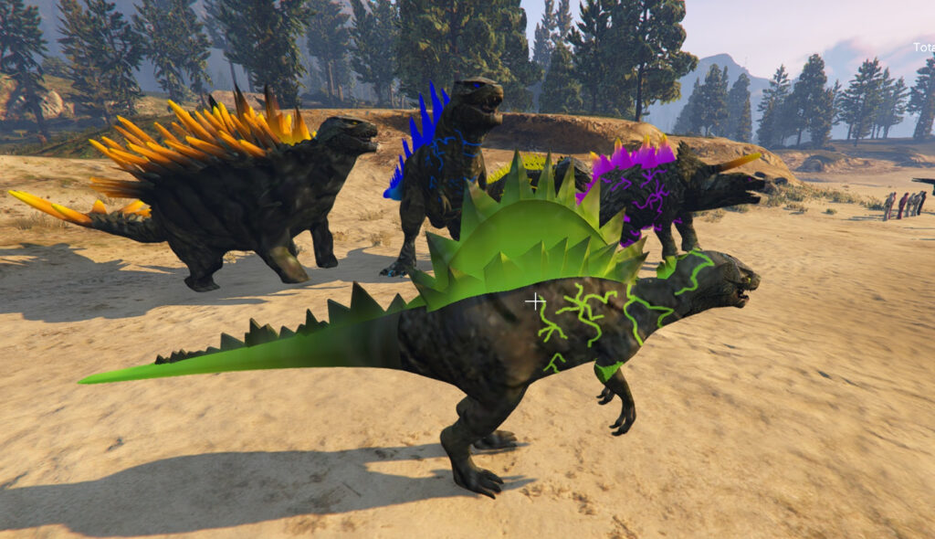 Dino Godzilla velociraptor