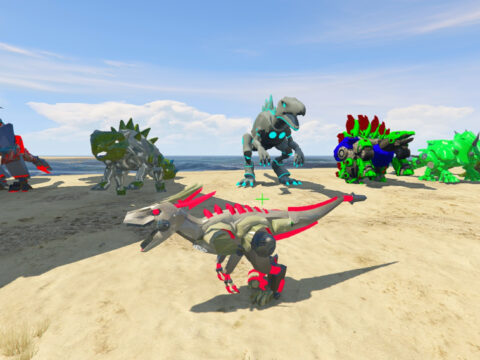 Dinosaur Transformers Velociraptor
