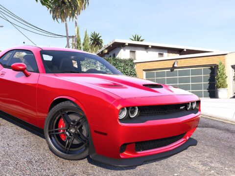 Dodge Challenger 2015 [Add-On / Replace | Animated | Template] V1.2