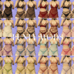 Floral lace lingerie for MP Female