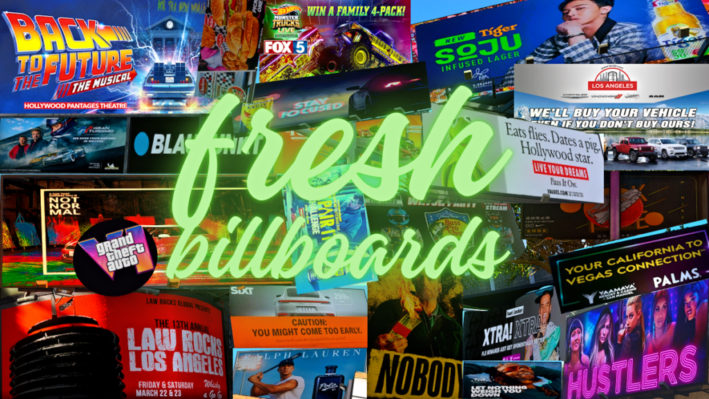 Fresh real brand billboards