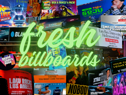 Fresh real brand billboards