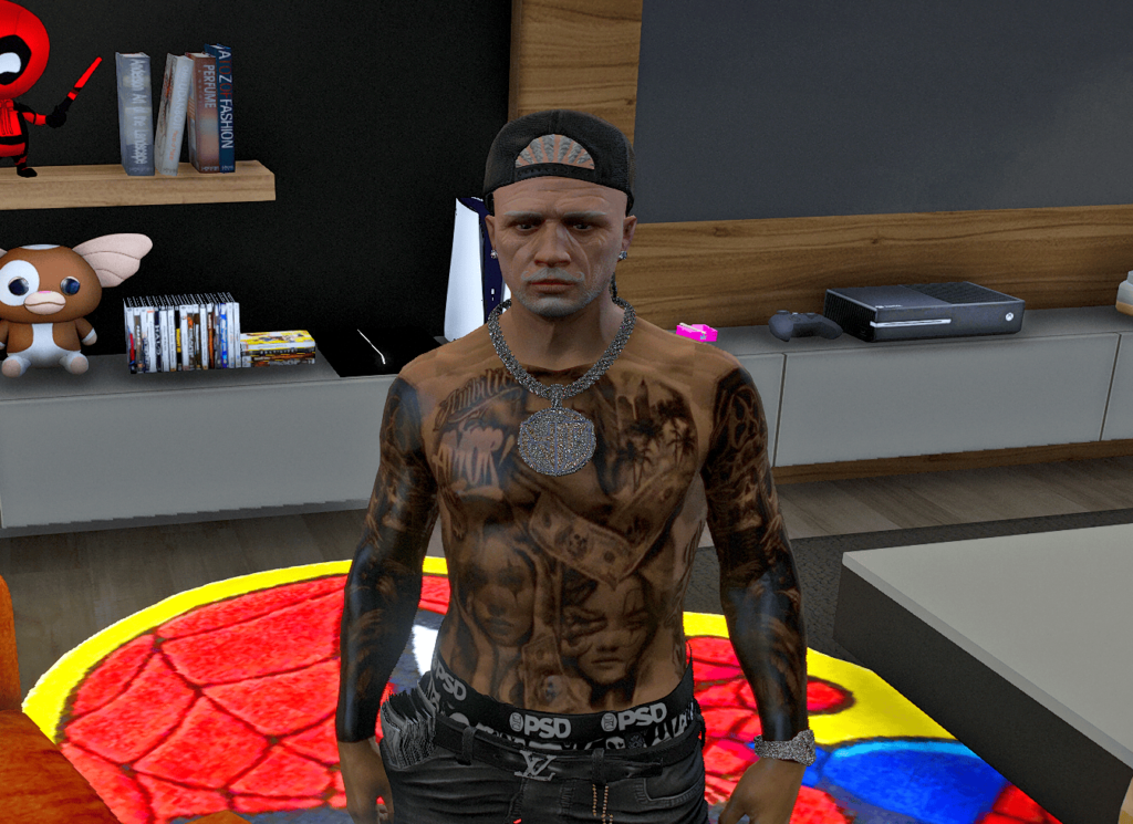 Full Body Tattoo for MP Male 1.0