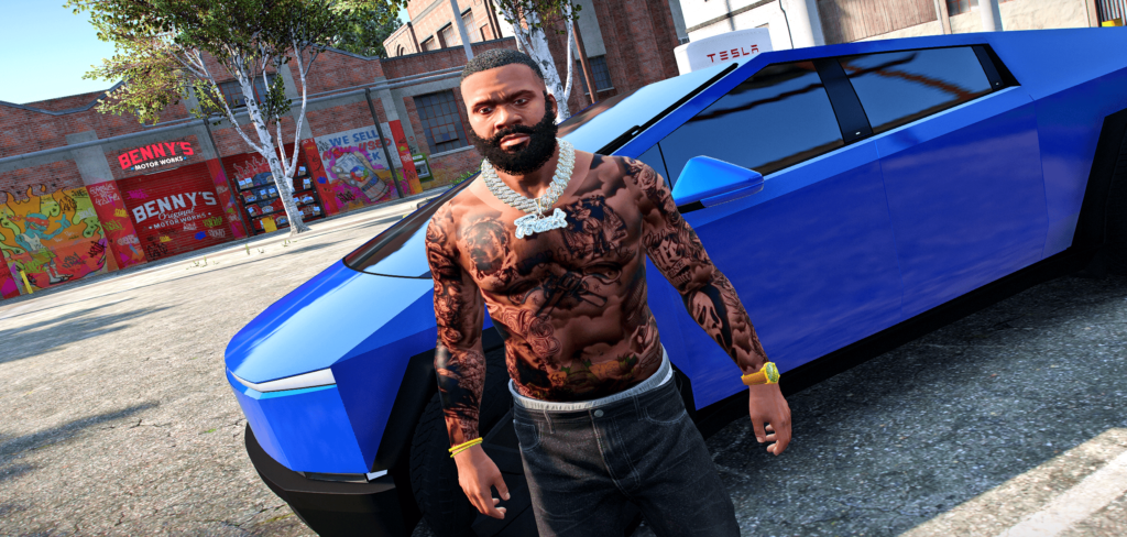 Full Upper Body Tattoos for Franklin 1.1