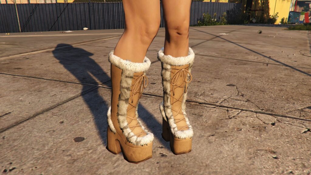 Fur Boots (Camel 311) for MP Female 1.0
