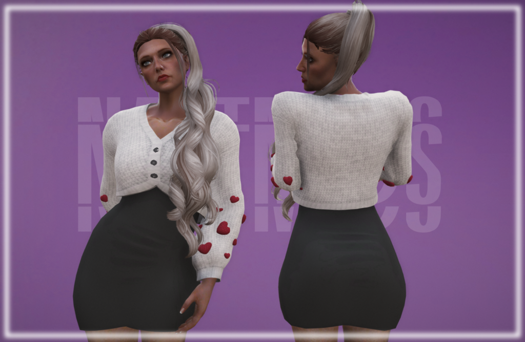 Heart cardigan for MP Female