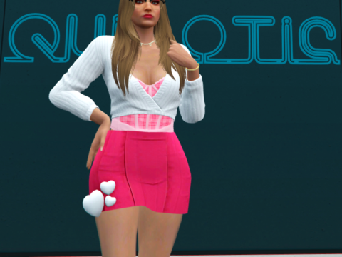 Hotline Hearts Skirt for MP Female 1.0