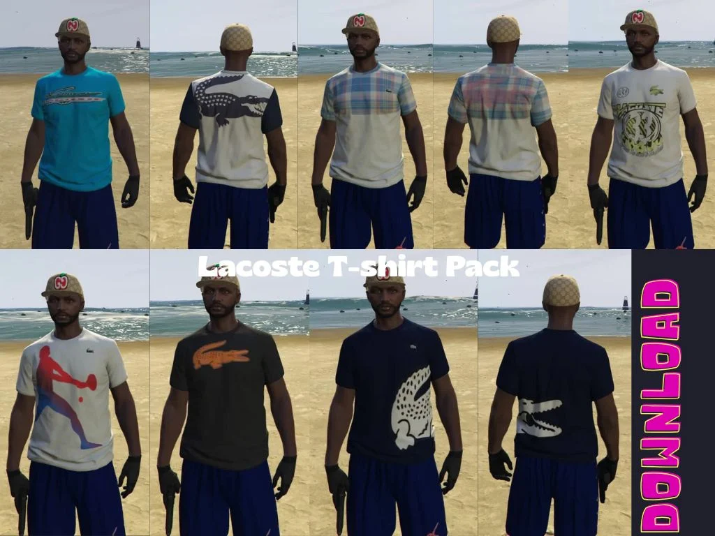 Lacoste Tshirt pack 1.0