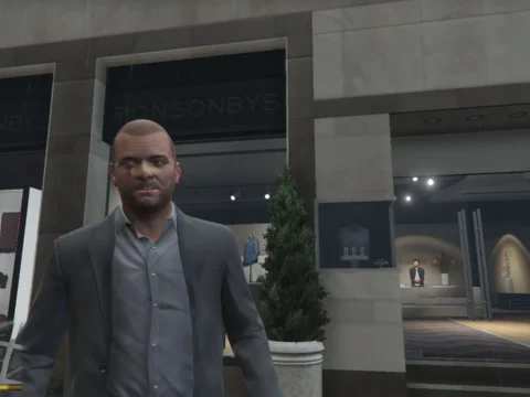 Michael as Kane from Kane and Lynch 1.0