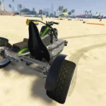 Motorcycle with a seat2