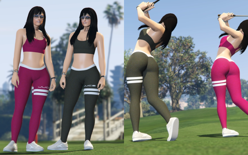 Mp Female Tight Sport Leggings+ Top Full Body Mod JUCE