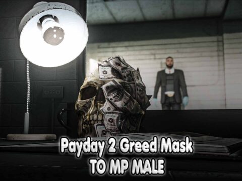 Payday 2 Greed Mask for MP Male
