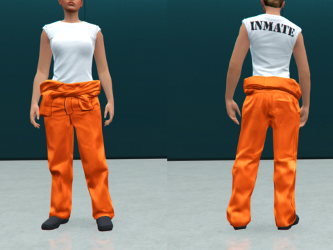 Prison Uniform for MP Female 1.0