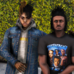 Rapper T-Shirt Pack For MP Male 1.03