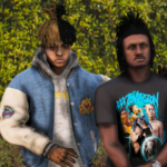 Rapper T-Shirt Pack For MP Male 1.05