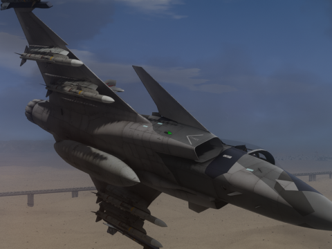 Saab JAS 39 C Gripen [Add-On] [High-Poly] [Tuning] V1.0