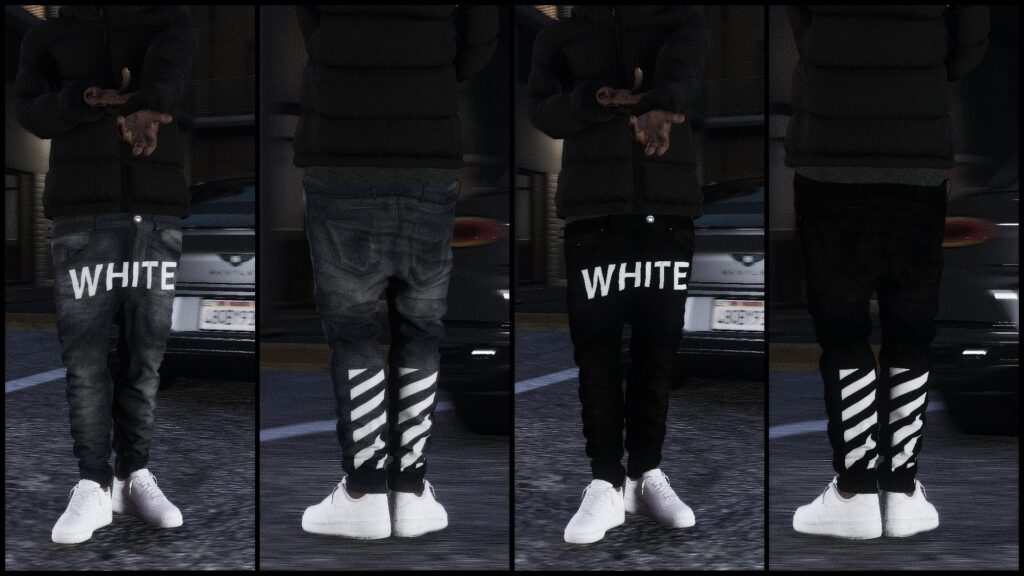 OFF-WHITE® Sagged Jeans V1.0