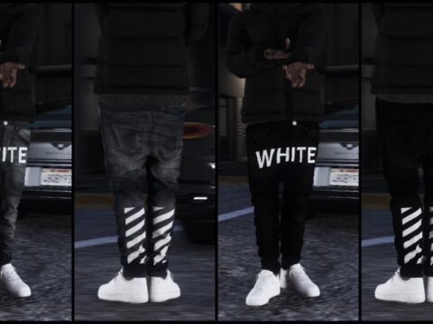 OFF-WHITE® Sagged Jeans V1.0