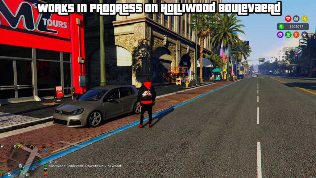 Works in Progress on Holliwood Boulevaerd 1.0