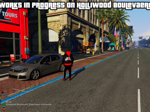 Works in Progress on Holliwood Boulevaerd 1.0