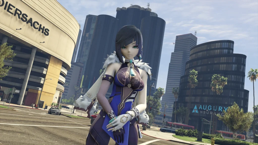 Yelan from Genshin Impact [Add-On Ped]
