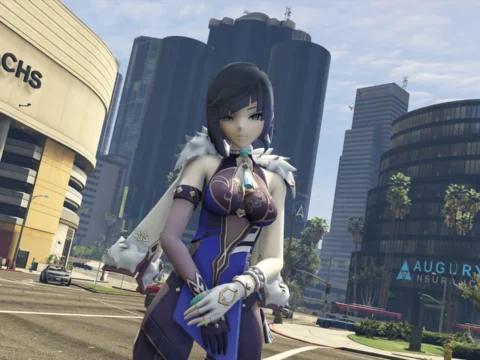Yelan from Genshin Impact [Add-On Ped]
