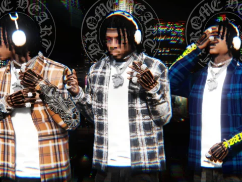 chrome hearts flannel For Franklin