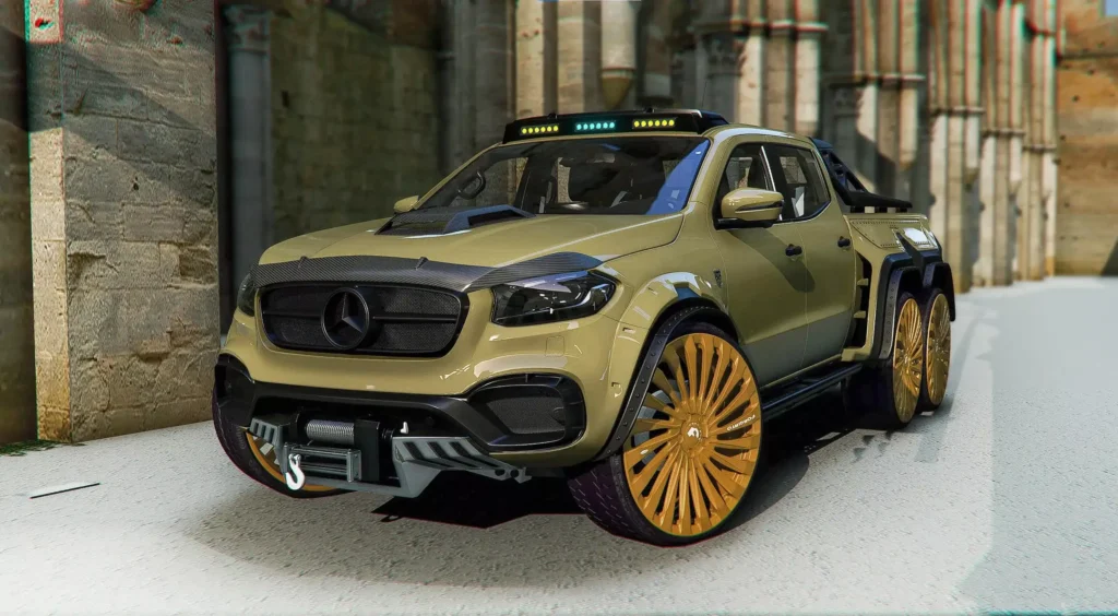 2018 Mercedes X-Class 6x6 on Forgis