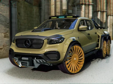 2018 Mercedes X-Class 6x6 on Forgis