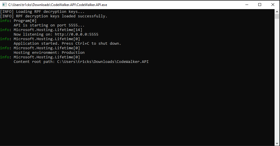 CodeWalker API v1.0.30
