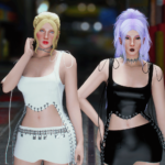 Pierced Boyfriend's Corset for MP Female 1.0
