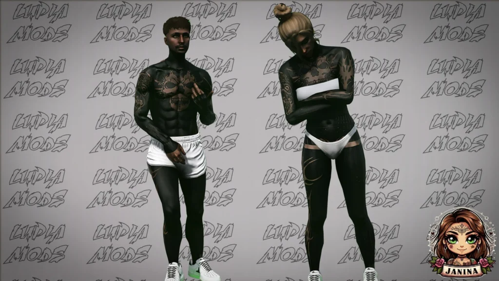 Full Body Tattoo ( 6 Tattoos ) 2025