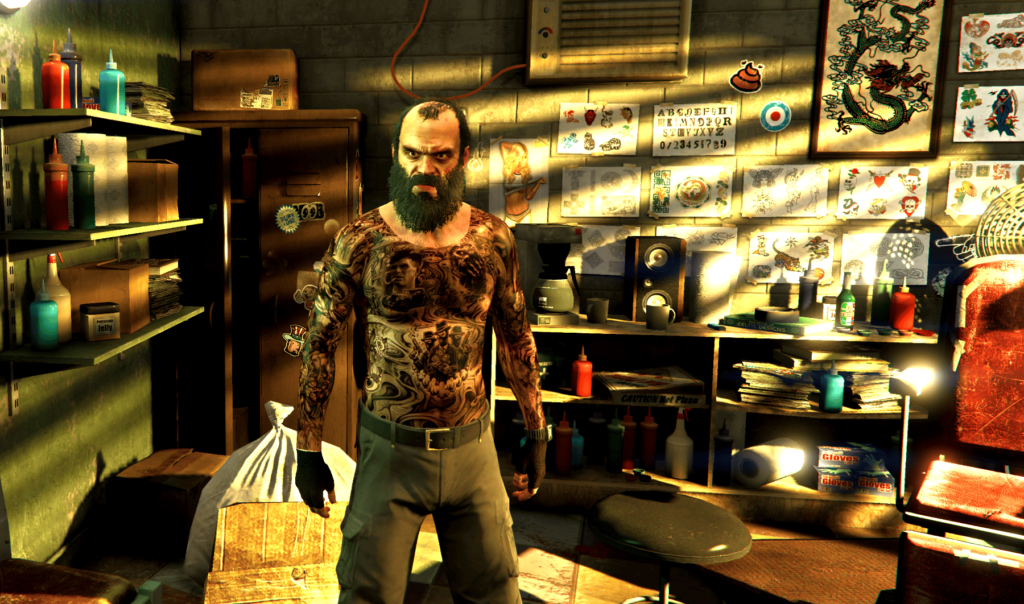 Full Upper Body Tattoos for Trevor 1.0