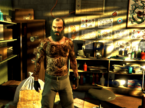 Full Upper Body Tattoos for Trevor 1.0