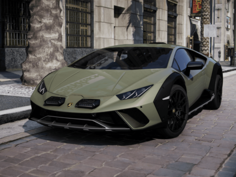 Lamborghini Huracan Sterrato 2023 [Add-On / Replace | Tuning | FiveM | LODS | Template] V1.0