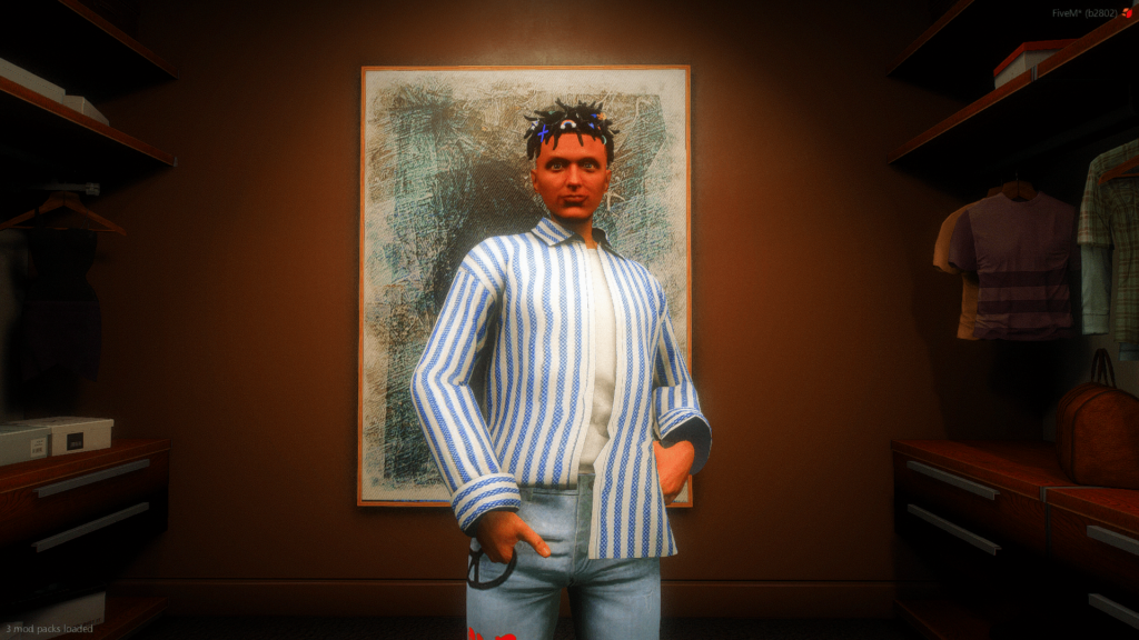 Linen Striped Shirt MP Male | SP V1.0