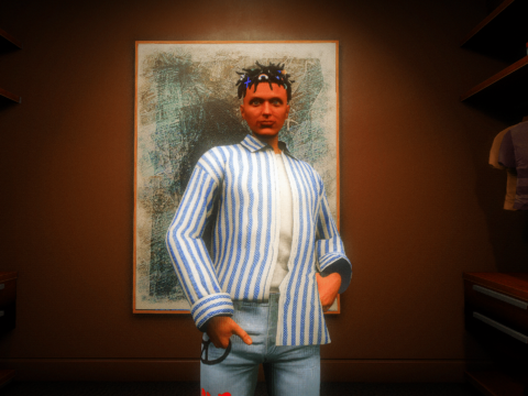 Linen Striped Shirt MP Male | SP V1.0