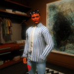 Linen Striped Shirt MP Male | SP V1.0