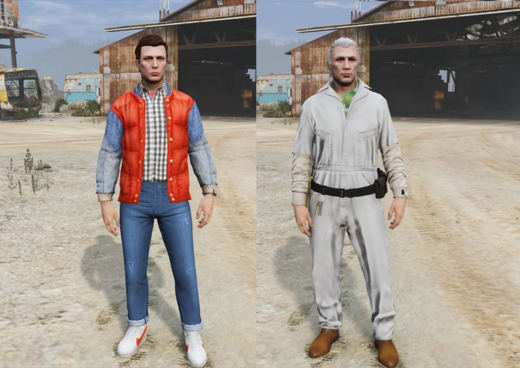 Marty McFly and Doc Brown [Menyoo - DLCPack] V1.0