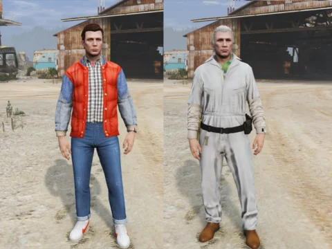 Marty McFly and Doc Brown [Menyoo - DLCPack] V1.0