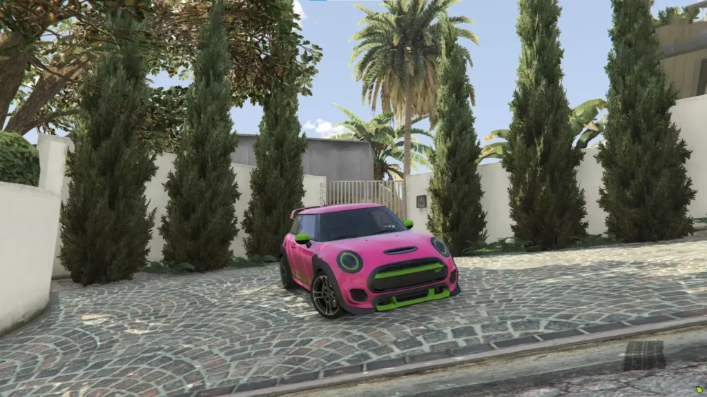 Mini Cooper Colorful