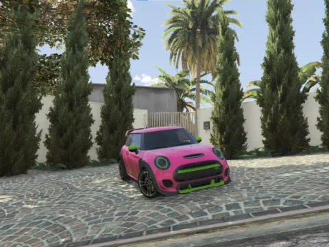 Mini Cooper Colorful