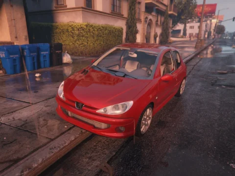 Peugeot 206 For GTA V Enhanced [ Replace ] V1.0