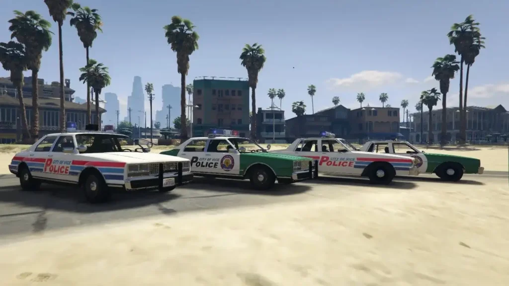 Police cars from Vice City
